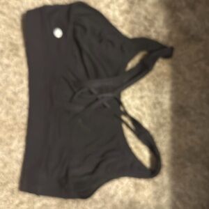 Lululemon size 12 black sports bra max support